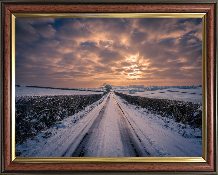 A road through the Lake District to Kirkby Lonsdale Cumbria Photo Print - Canvas - Framed Photo Print - Hampshire Prints