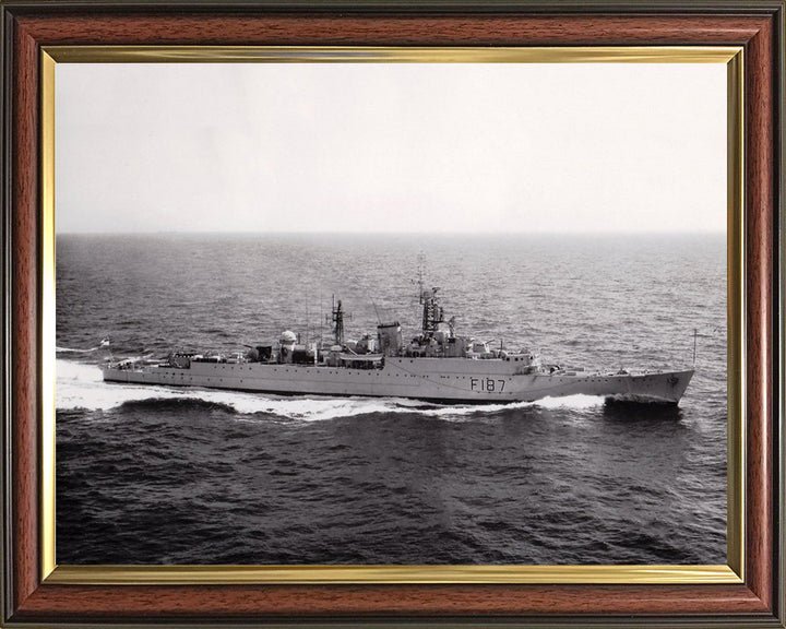 HMS Whirlwind F187 (R87) Royal Navy W class destroyer Photo Print or Framed Print - Hampshire Prints