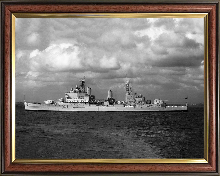 HMS Lion C34 Royal Navy Tiger class cruiser Photo Print or Framed Print - Hampshire Prints