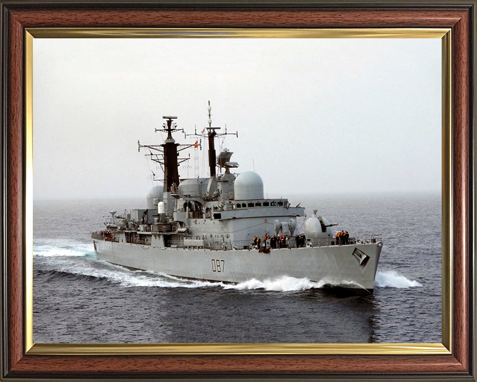 HMS Newcastle D87 Royal Navy Type 42 destroyer Photo Print or Framed Photo Print - Hampshire Prints