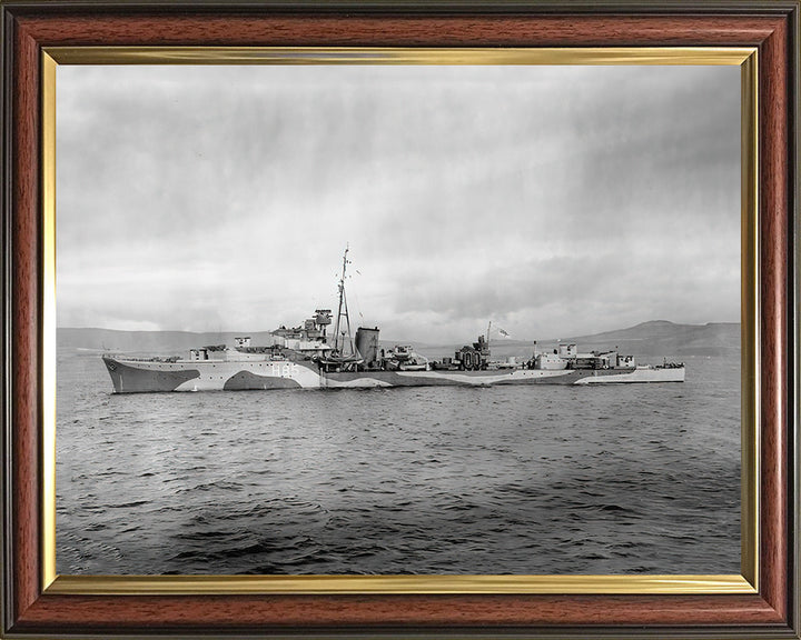 HMS Relentless H85 Royal Navy R-class destroyer Photo Print or Framed Print - Hampshire Prints