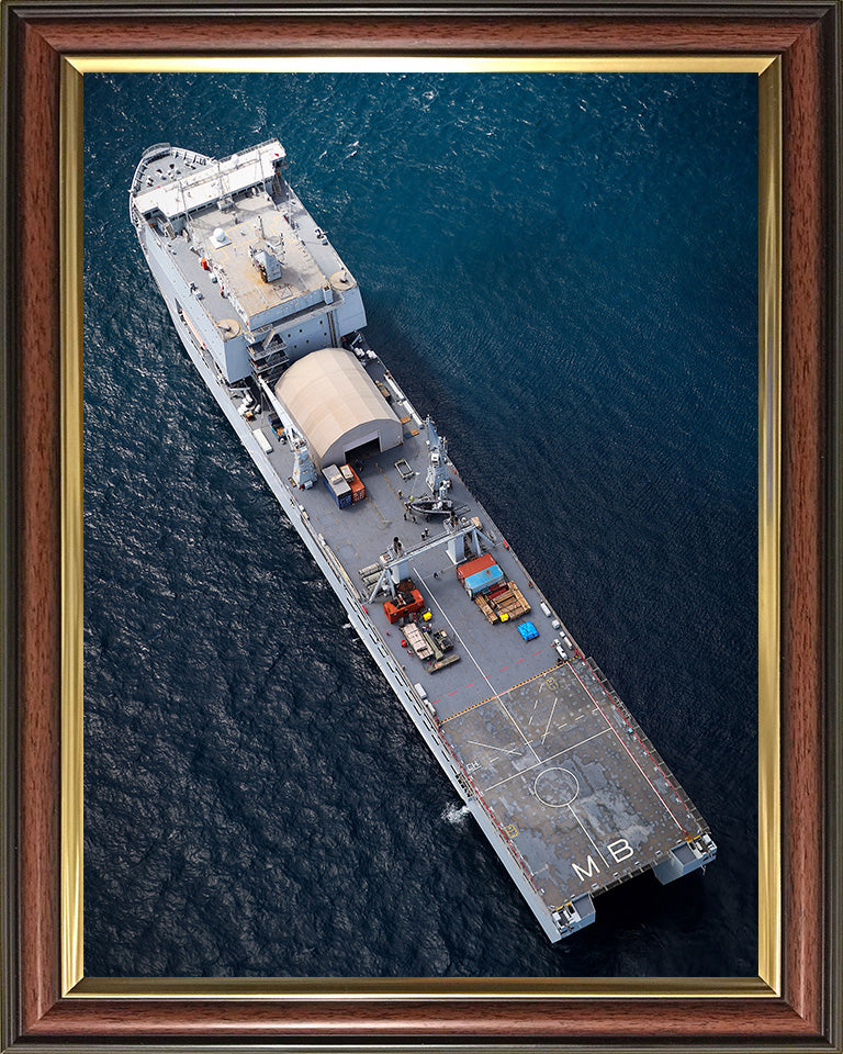 RFA Mounts Bay L3008 Royal Fleet Auxiliary Bay class auxiliary dock landing ship Photo Print or Framed Print - Hampshire Prints