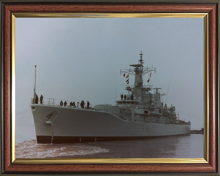 HMS Galatea F18 Royal Navy Leander Class Frigate Photo Print or Framed Print - Hampshire Prints