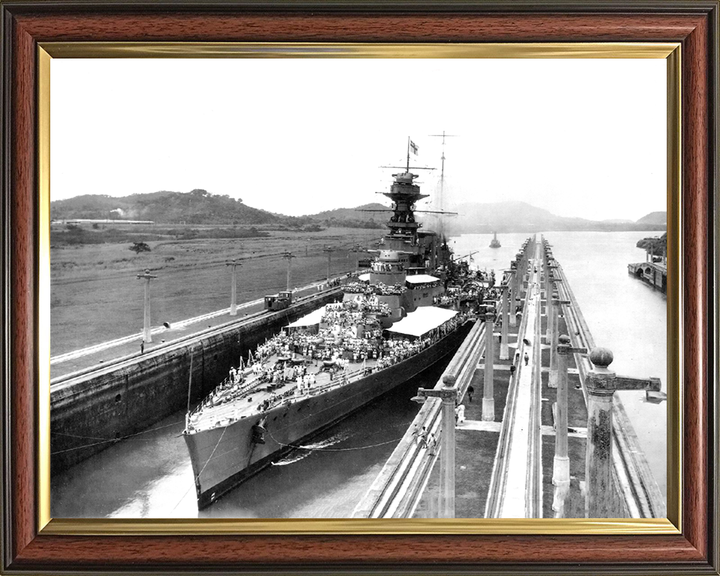 HMS Hood (51) Royal Navy Admiral class battlecruiser Photo Print or Framed Print - Hampshire Prints