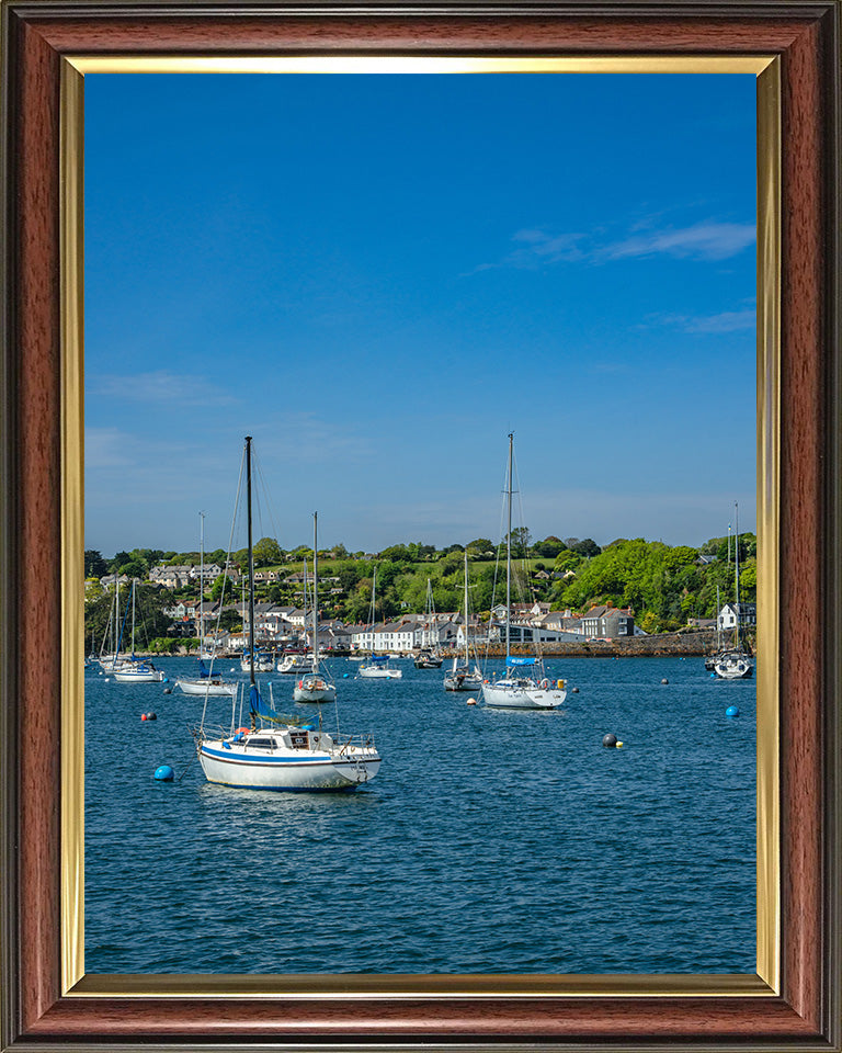 Falmouth harbour Cornwall in summer Photo Print - Canvas - Framed Photo Print - Hampshire Prints