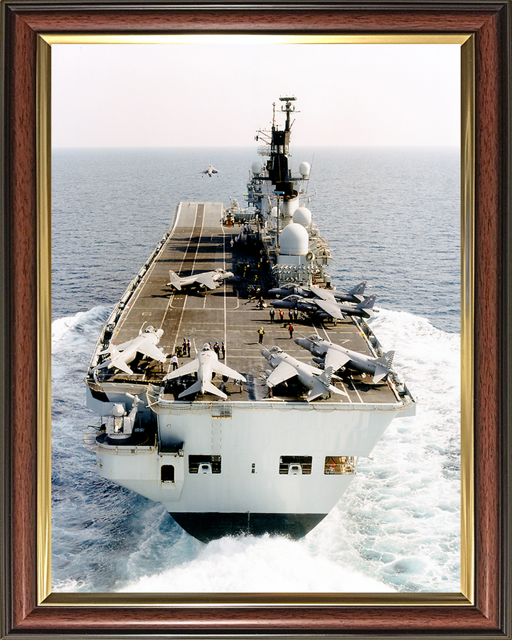 HMS Illustrious R06 Royal Navy Invincible class Aircraft Carrier Photo Print or Framed Print - Hampshire Prints