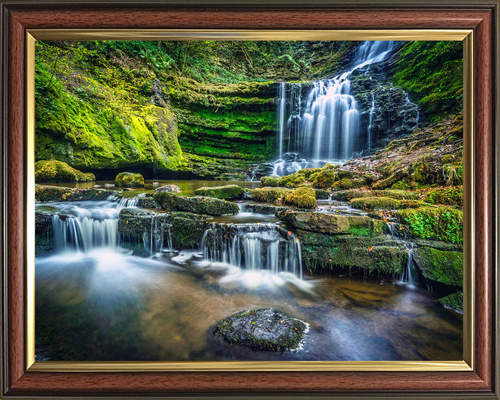 Scaleber Force Waterfall Yorkshire in Summer Photo Print - Canvas - Framed Photo Print - Hampshire Prints