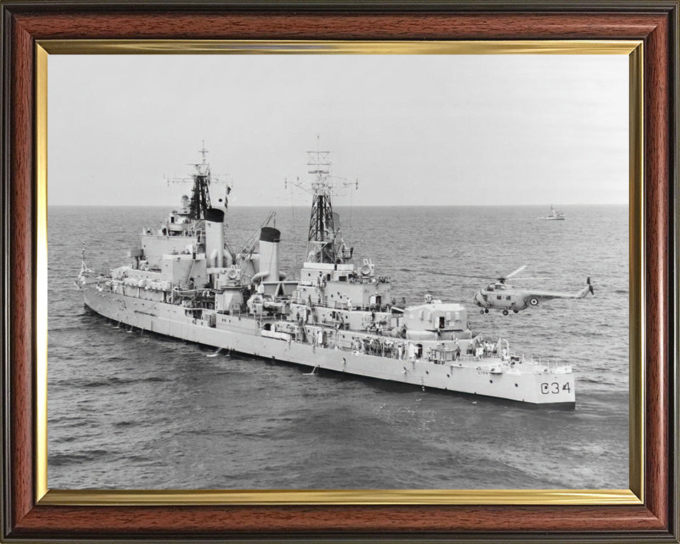 HMS Lion C34 | Photo Print | Framed Print | Poster | Tiger Class | Cruiser | Royal Navy - Hampshire Prints