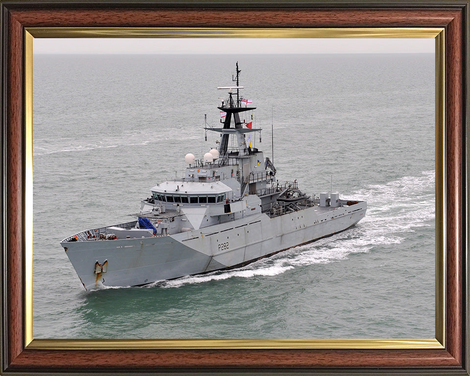 HMS Severn P282 Royal Navy River class offshore patrol vessel Photo Print or Framed Print - Hampshire Prints