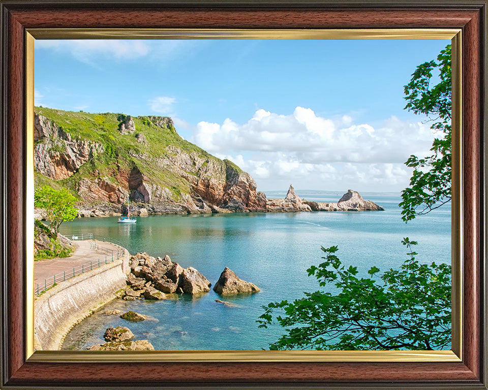 Anstey's Cove Torquay Devon Photo Print - Canvas - Framed Photo Print - Hampshire Prints