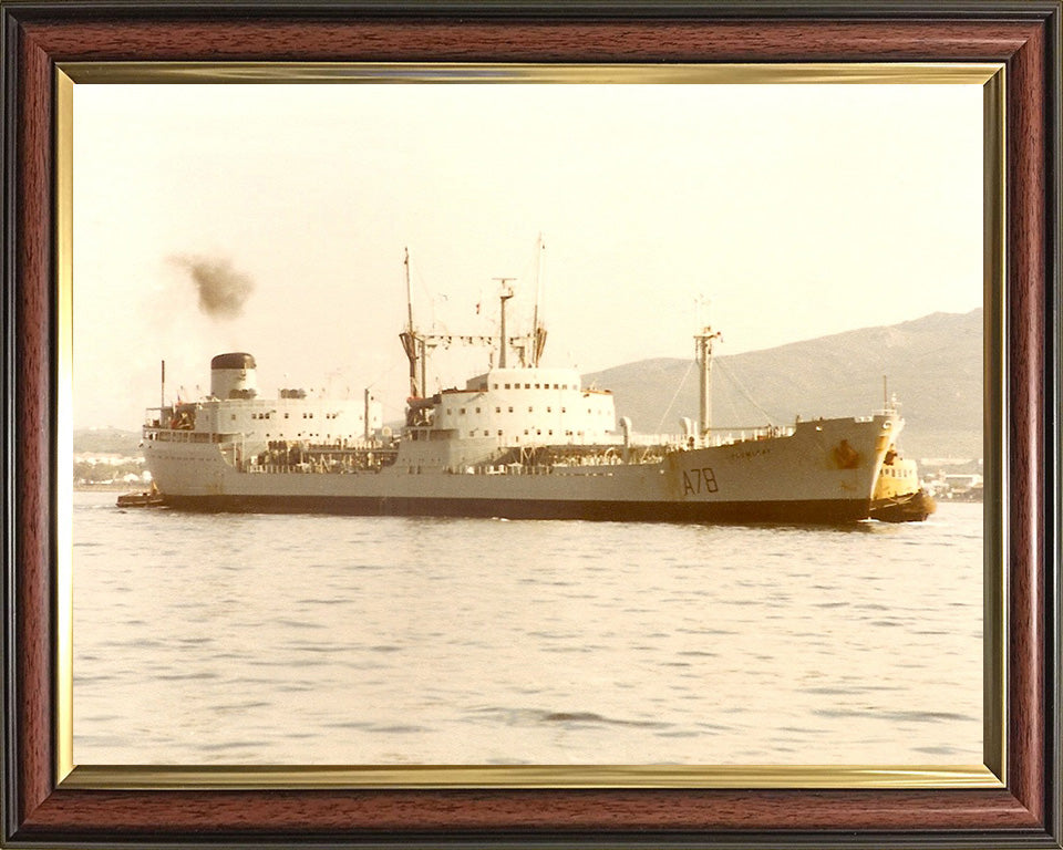 RFA Plumleaf A78 Royal Fleet Auxiliary Leaf class support tanker Photo Print or Framed Print - Hampshire Prints