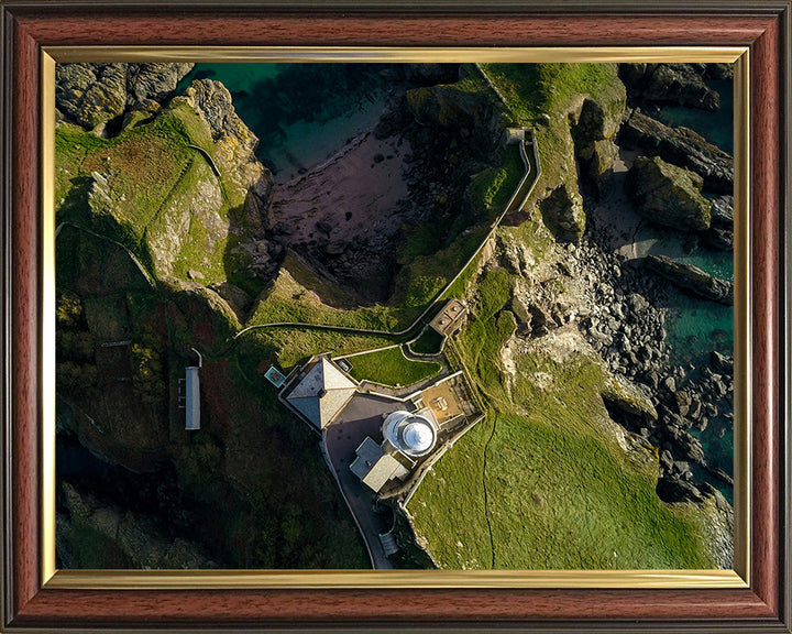 Start Point Lighthouse Devon from above in spring Photo Print - Canvas - Framed Photo Print - Hampshire Prints