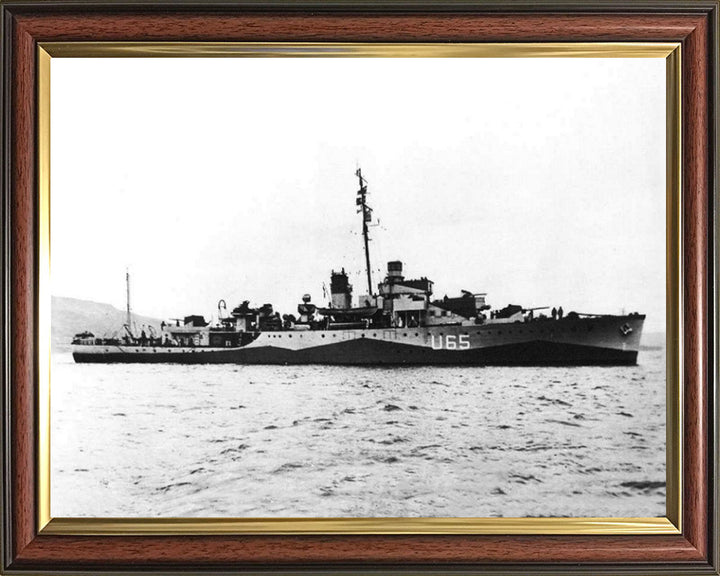 HMS Wellington U65 Royal Navy Grimsby class sloop Photo Print or Framed Print - Hampshire Prints