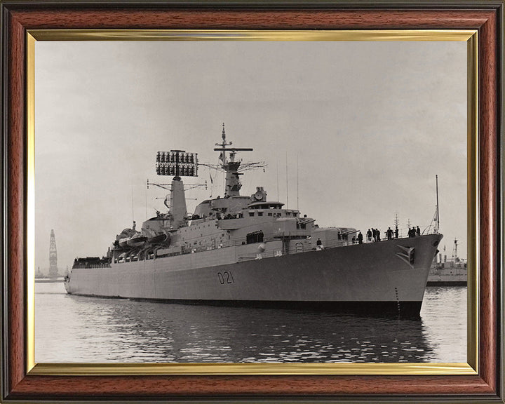 HMS Norfolk D21 Royal Navy County class destroyer Photo Print or Framed Photo Print - Hampshire Prints