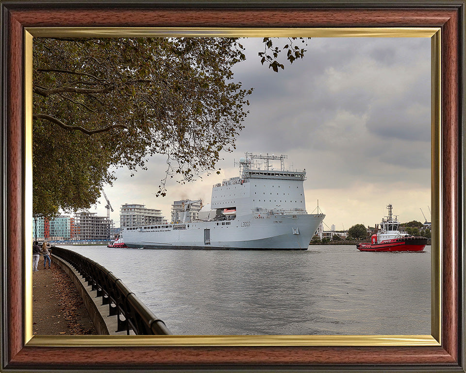 RFA Lyme Bay L3007 Royal Fleet Auxiliary Bay class auxiliary dock landing ship Photo Print or Framed Print - Hampshire Prints