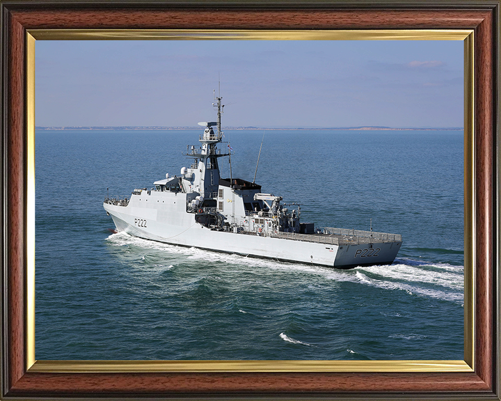 HMS Forth P222 Royal Navy River class offshore patrol vessel Photo Print or Framed Print - Hampshire Prints