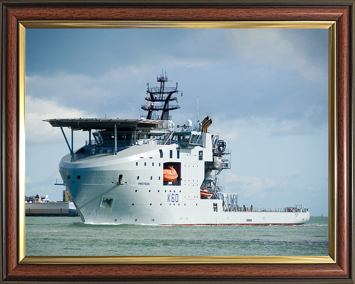 RFA Proteus K60 Royal Fleet Auxiliary ship Photo Print or Framed Print - Hampshire Prints