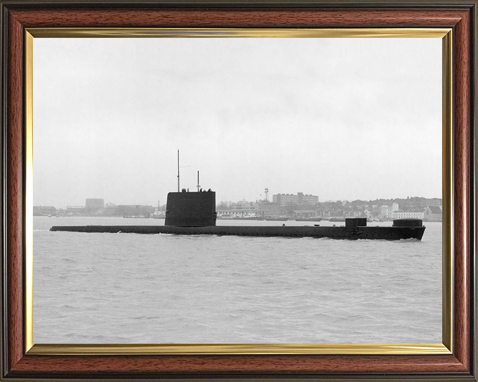 HMS Walrus S08 Royal Navy Porpoise class Submarine Photo Print or Framed Print - Hampshire Prints