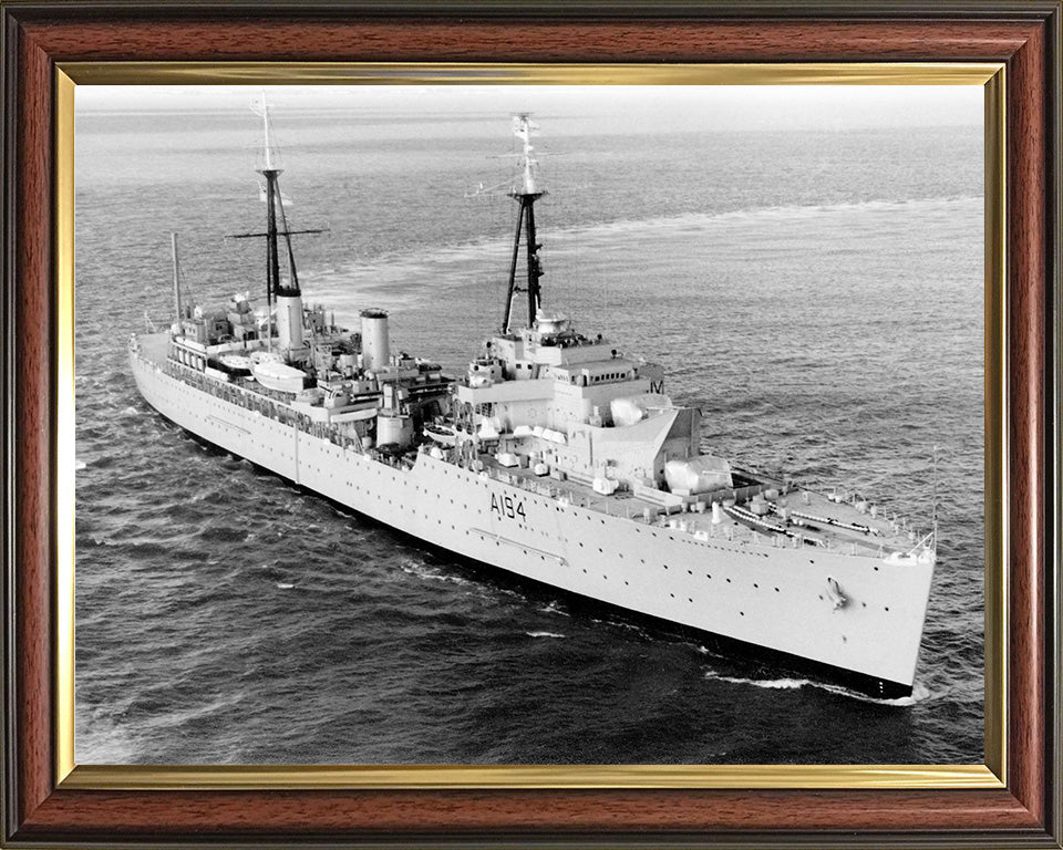 HMS Tyne A194 Royal Navy Hecla class Depot ship Photo Print or Framed Print - Hampshire Prints