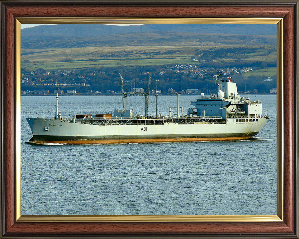 RFA Brambleleaf A81 Royal Fleet Auxiliary Leaf class support tanker Photo Print or Framed Print - Hampshire Prints