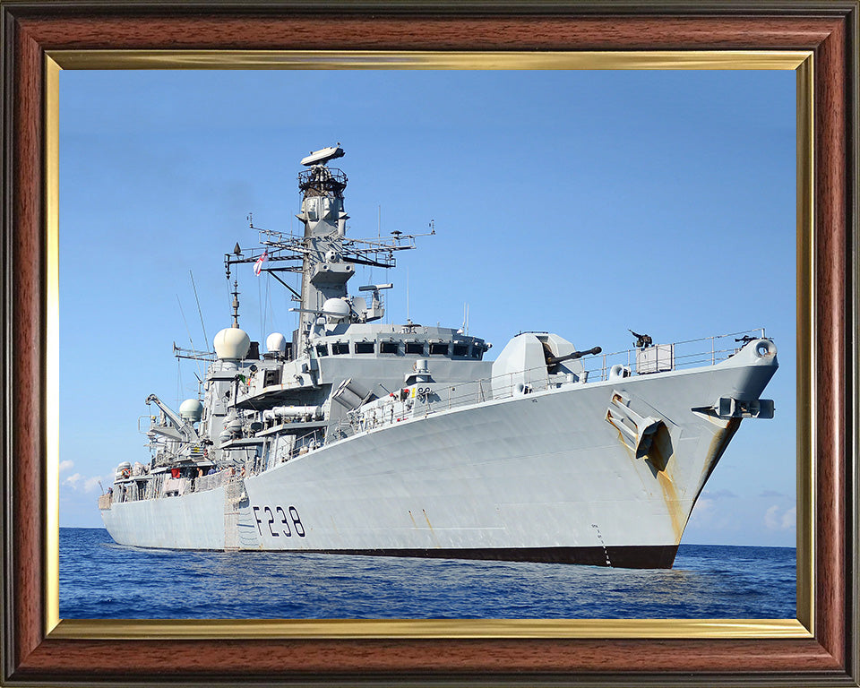 HMS Northumberland F238 Royal Navy type 23 Frigate Photo Print or Framed Print - Hampshire Prints