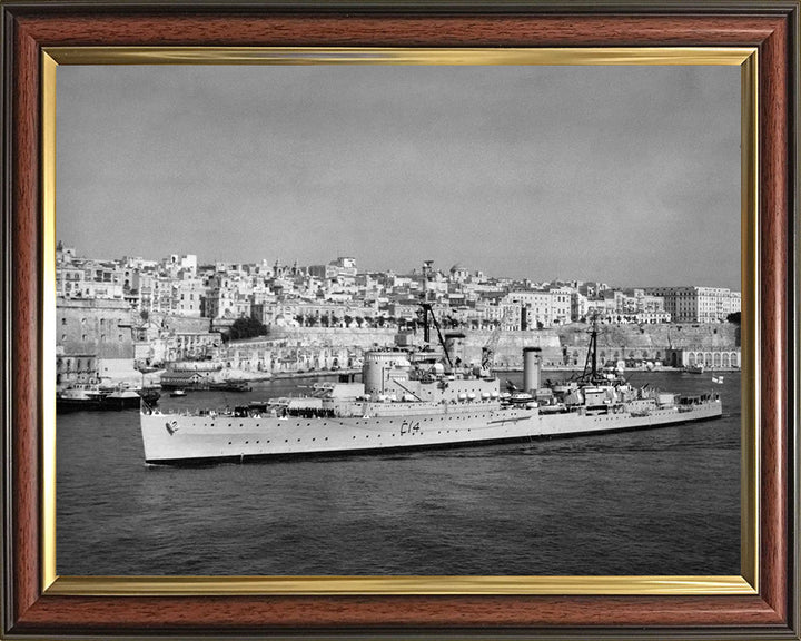 HMS Kenya (C14) Royal Navy Fiji class light cruiser Photo Print or Framed Photo Print - Hampshire Prints