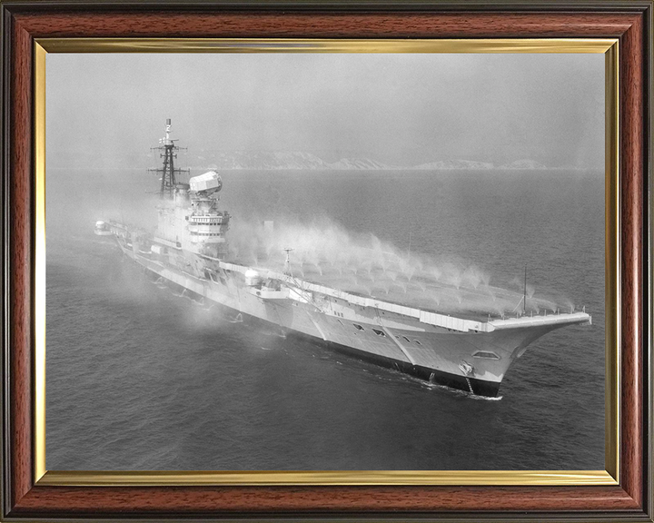 HMS Hermes R12 | Photo Print | Framed Print | Centaur Class | Aircraft Carrier | Royal Navy