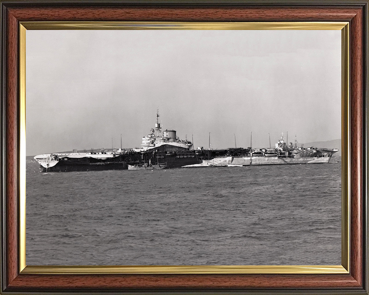 HMS Formidable 67 Royal Navy Illustrious class Aircraft Carrier Photo Print or Framed Print - Hampshire Prints