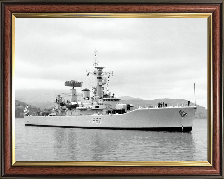 HMS Jupiter F60 Royal Navy Leander class frigate Photo Print or Framed Print - Hampshire Prints