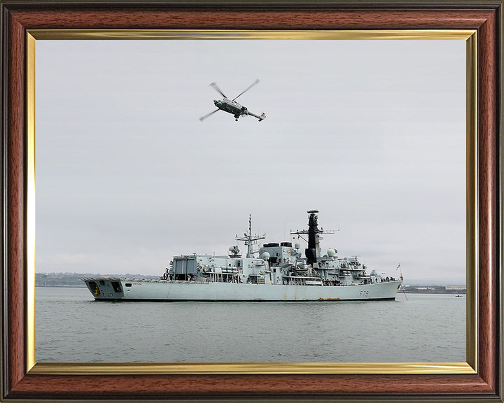 HMS Portland F79 Royal Navy Type 23 frigate Photo Print or Framed Print - Hampshire Prints