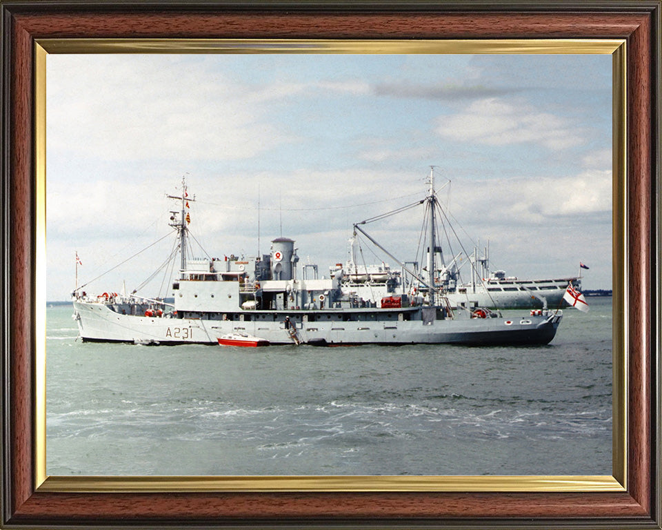 HMS Reclaim A231 Royal Navy submarine rescue vessel Photo Print or Framed Print - Hampshire Prints