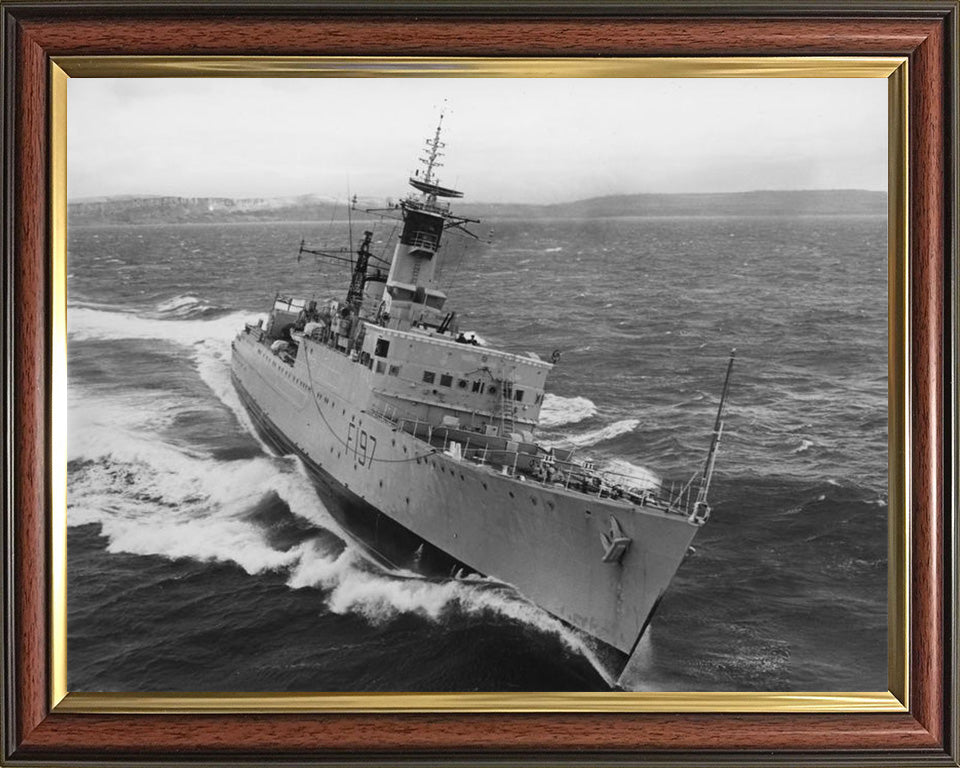 HMS Grenville F197 (R97) Royal Navy U class destroyer Photo Print or Framed Print - Hampshire Prints