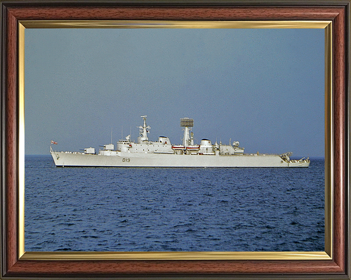 HMS Glamorgan D19 Royal Navy County class Destroyer Photo Print or Framed Print - Hampshire Prints