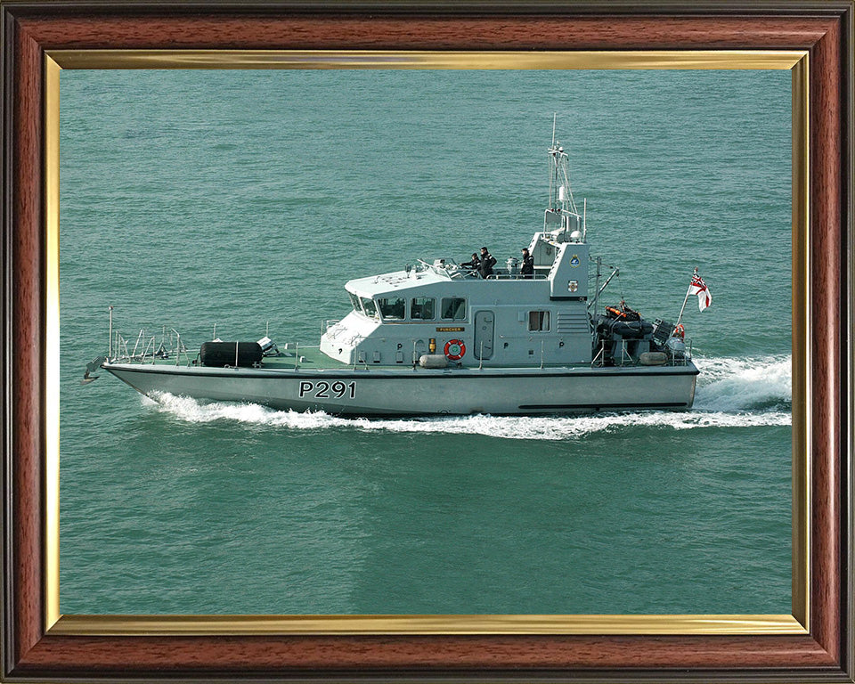 HMS Puncher P291 Royal Navy Archer Class P2000 Patrol Vessel Photo Print or Framed Photo Print - Hampshire Prints