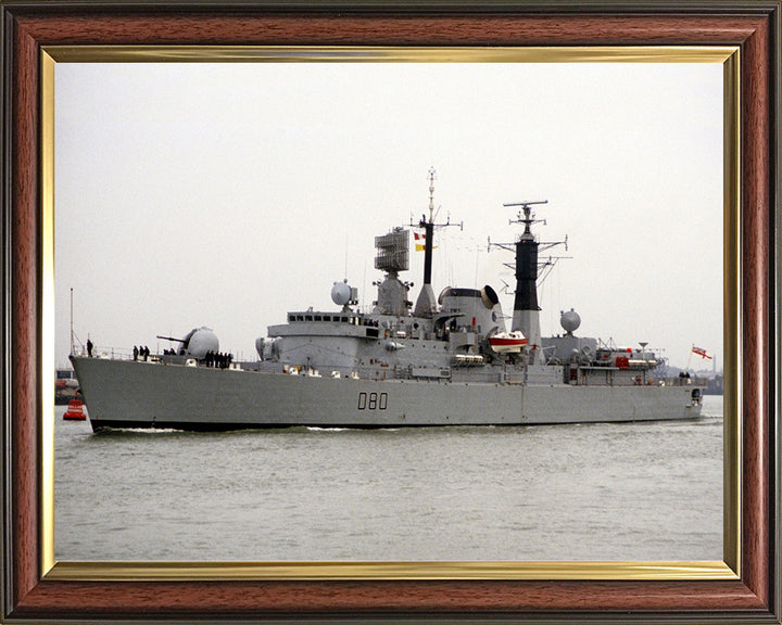 HMS Sheffield D80 Royal Navy Type 42 destroyer Photo Print or Framed Print - Hampshire Prints