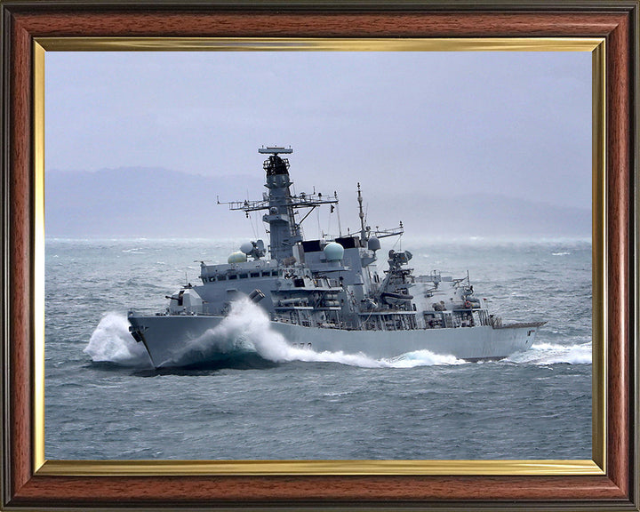 HMS Portland F79 Royal Navy Type 23 frigate Photo Print or Framed Print - Hampshire Prints