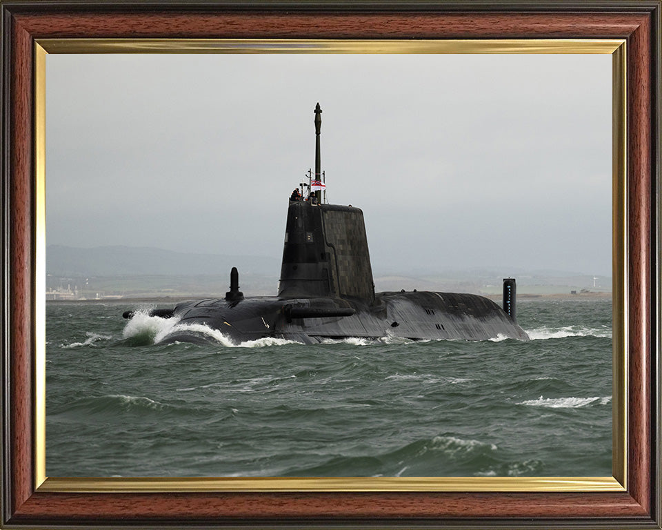 HMS Anson S123 Submarine | Photo Print | Framed Print | Astute Class | Royal Navy