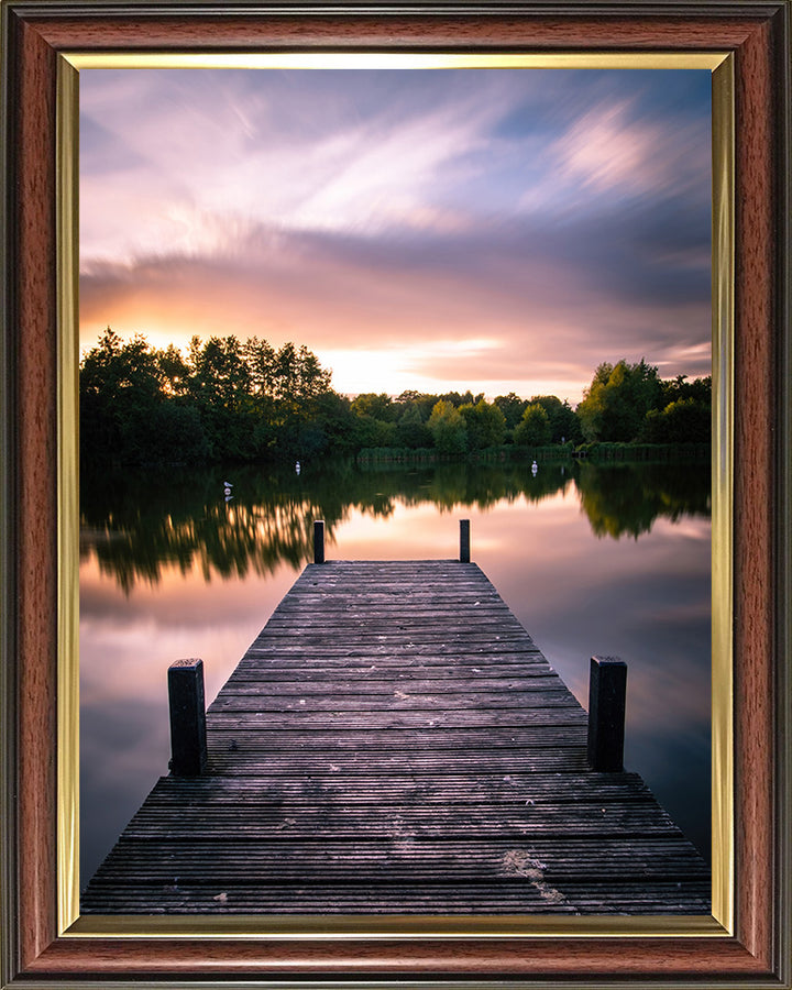 Lakeside Country Park Southampton at sunset Photo Print - Canvas - Framed Photo Print - Hampshire Prints