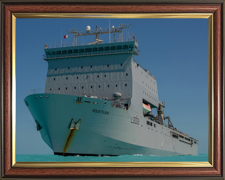 RFA Mounts Bay L3008 Royal Fleet Auxiliary Bay class auxiliary dock landing ship Photo Print or Framed Print - Hampshire Prints