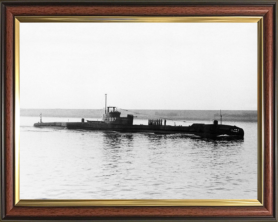 HMS Tally-Ho P317 Royal Navy T class Submarine Photo Print or Framed Print - Hampshire Prints