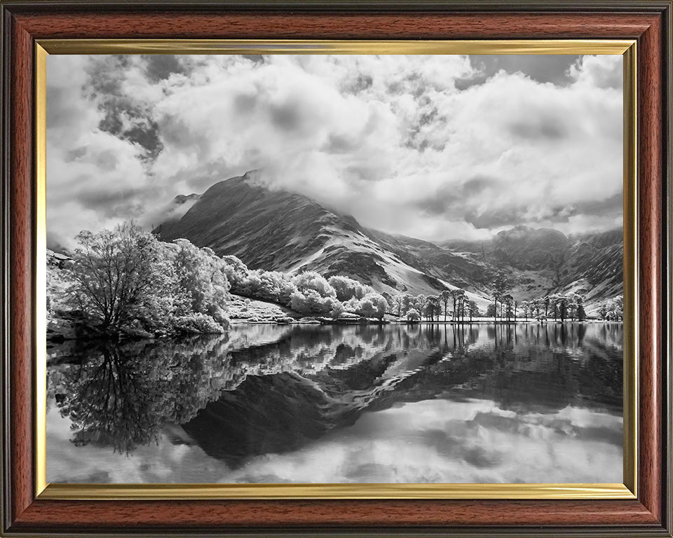 Buttermere lake the Lake District Cumbria black and white Photo Print - Canvas - Framed Photo Print - Hampshire Prints