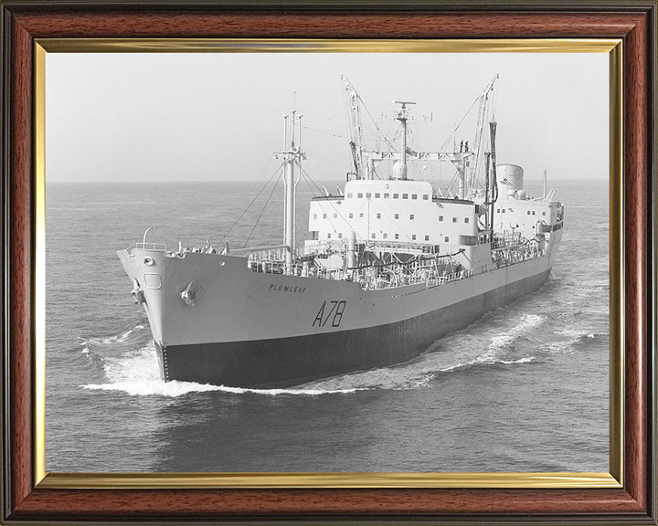 RFA Plumleaf A78 Royal Fleet Auxiliary Leaf class support tanker Photo Print or Framed Print - Hampshire Prints