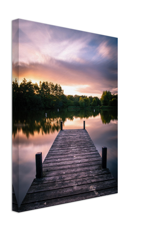 Lakeside Country Park Southampton at sunset Photo Print - Canvas - Framed Photo Print - Hampshire Prints