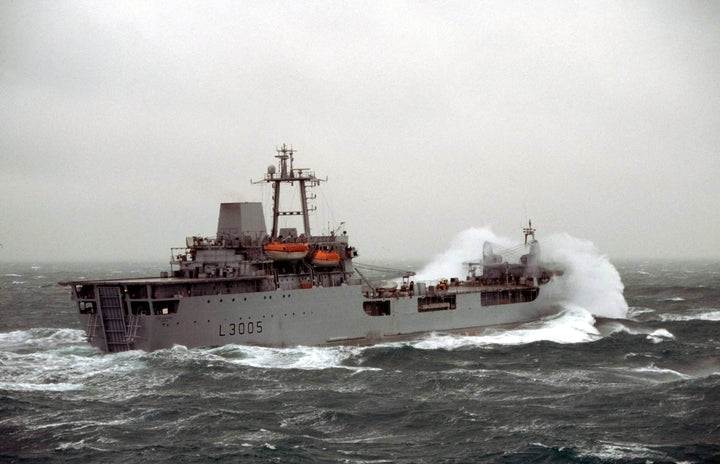 RFA Sir Galahad L3005 Royal Fleet Auxiliary Round Table class ship Photo Print or Framed Print - Hampshire Prints