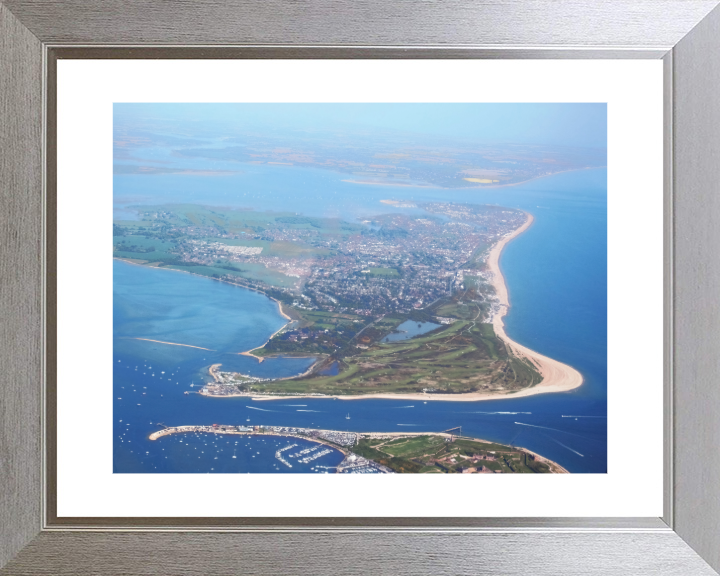 Hayling Island in Hampshire from above Photo Print - Canvas - Framed Photo Print - Hampshire Prints
