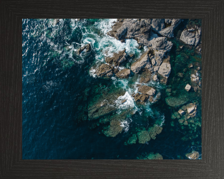 Lands End in Cornwall from above Photo Print - Canvas - Framed Photo Print - Hampshire Prints