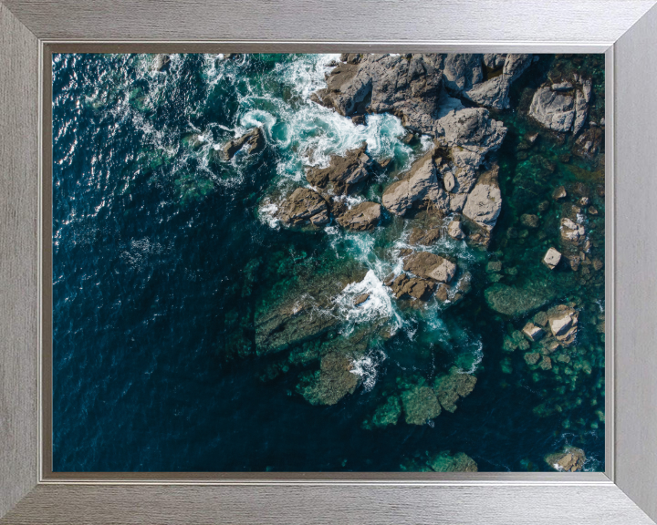 Lands End in Cornwall from above Photo Print - Canvas - Framed Photo Print - Hampshire Prints