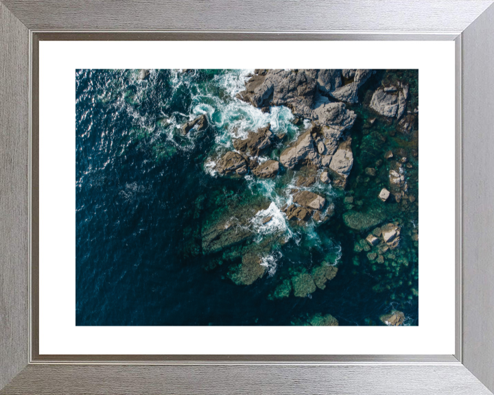 Lands End in Cornwall from above Photo Print - Canvas - Framed Photo Print - Hampshire Prints