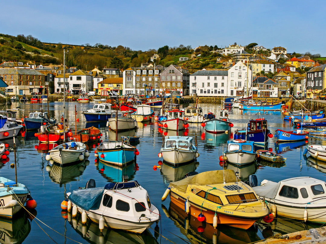 Mevagissey Harbour in Cornwall Photo Print - Canvas - Framed Photo Print - Hampshire Prints