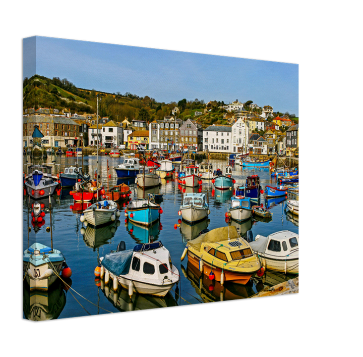 Mevagissey Harbour in Cornwall Photo Print - Canvas - Framed Photo Print - Hampshire Prints